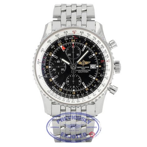 breitling navitimer world stainless steel